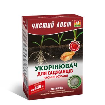 Добриво мінеральне Чистий лист N12,5:P19:K14 Укорінювач, 300 г фото 1