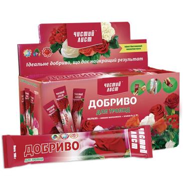 Удобрение минеральное Чистый лист N15: P16: K15 Для роз, 100 г фото 1